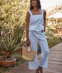 The Seersucker Pants - White Sand