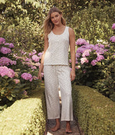The Pointelle Cotton Pajama Pants Set - Main