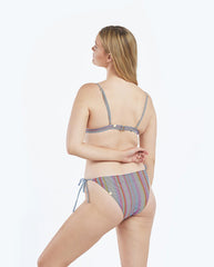 The String Bikini Bottom - Mod Stripe
