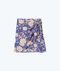 The Easy Breezy Eco Voile Mini Sarong - Paradise in Periwinkle