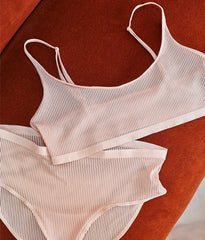 The Feel Free Adjustable Bralette - Quartz
