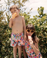 The Boys' Swim Short - Garden Party