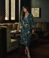 The Cloud 9 Silky Midi Robe - Main