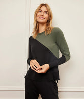 The Softest French Terry Pullover - Sea Urchin & Olive