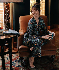 The Cloud 9 Silky Pajama Set - Menagerie