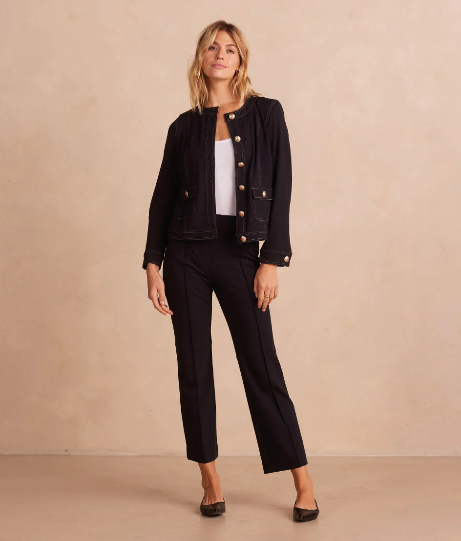 The Icon Ponte Jacket - Sea Urchin