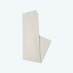 The Softest Ribbed Wide Leg Lounge Pant - White Sand