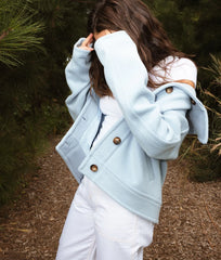 The Warmest Wool Short Coat - Frost