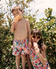 The Boys' Swim Short - Garden Party