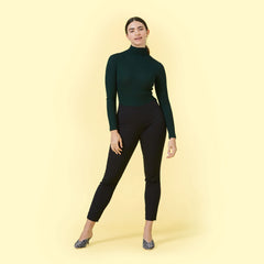 The Long Sleeve Day to Night Bodysuit - Moss