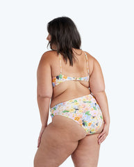 The Tie Belt High Leg Mid Rise Bottom - Marguerite