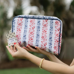 Summersalt x Weezie Large Patterned Toiletry Bag