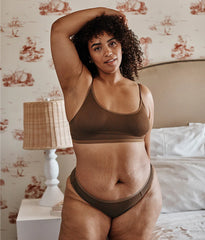 The Feel Free Adjustable Bralette - Clay