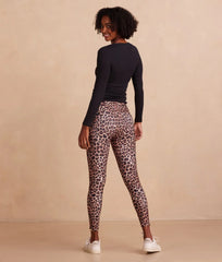 The Do-It-All High Rise 7/8 Leggings - Terracotta Leopard